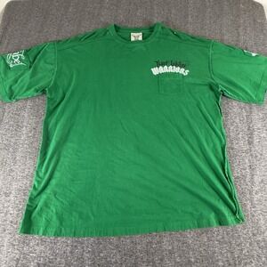 Blac Label Premium Embroidered Dare To Lose Warriors Green T Shirt 5X Big Tall
